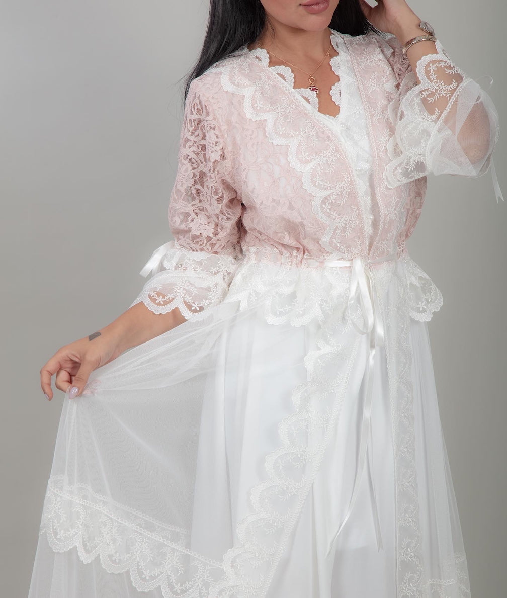 Me & My Mom Newborn Girl Set with Lace