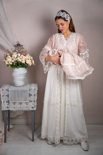Me & My Mom Newborn Girl Set with Lace