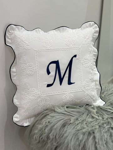 Personalized Ruffle Cushion