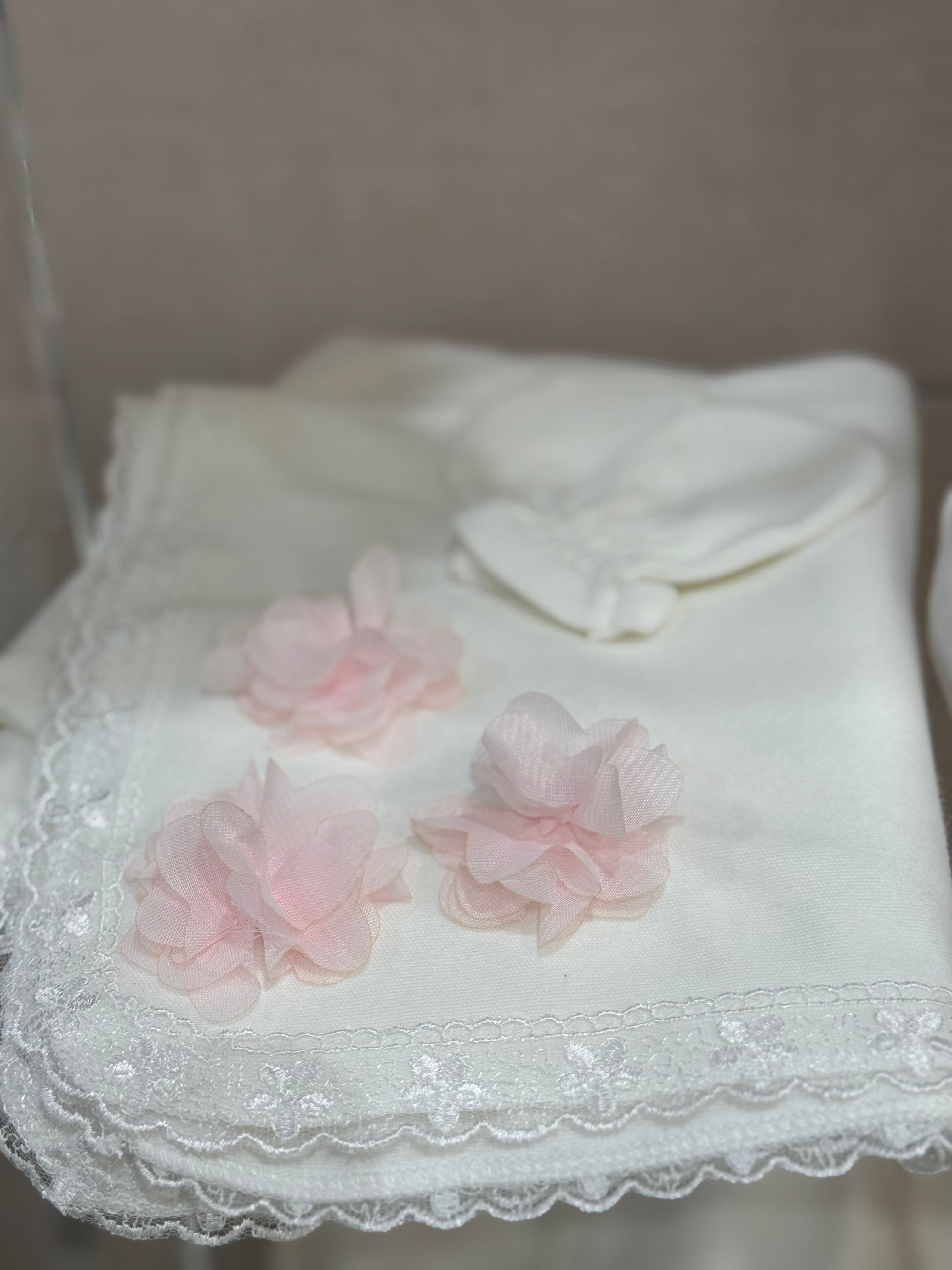 Pink Floral Newborn Set (4 Pieces)