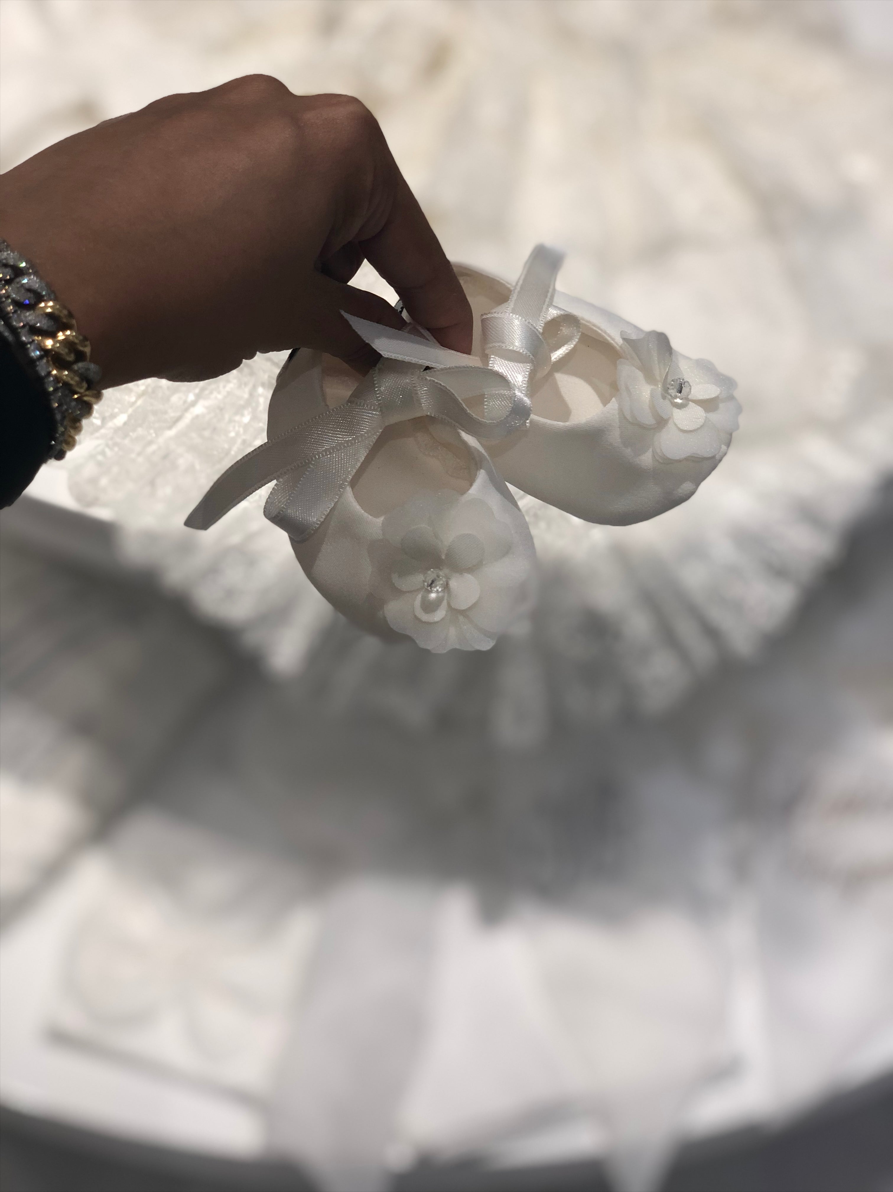 Rose Newborn Booties