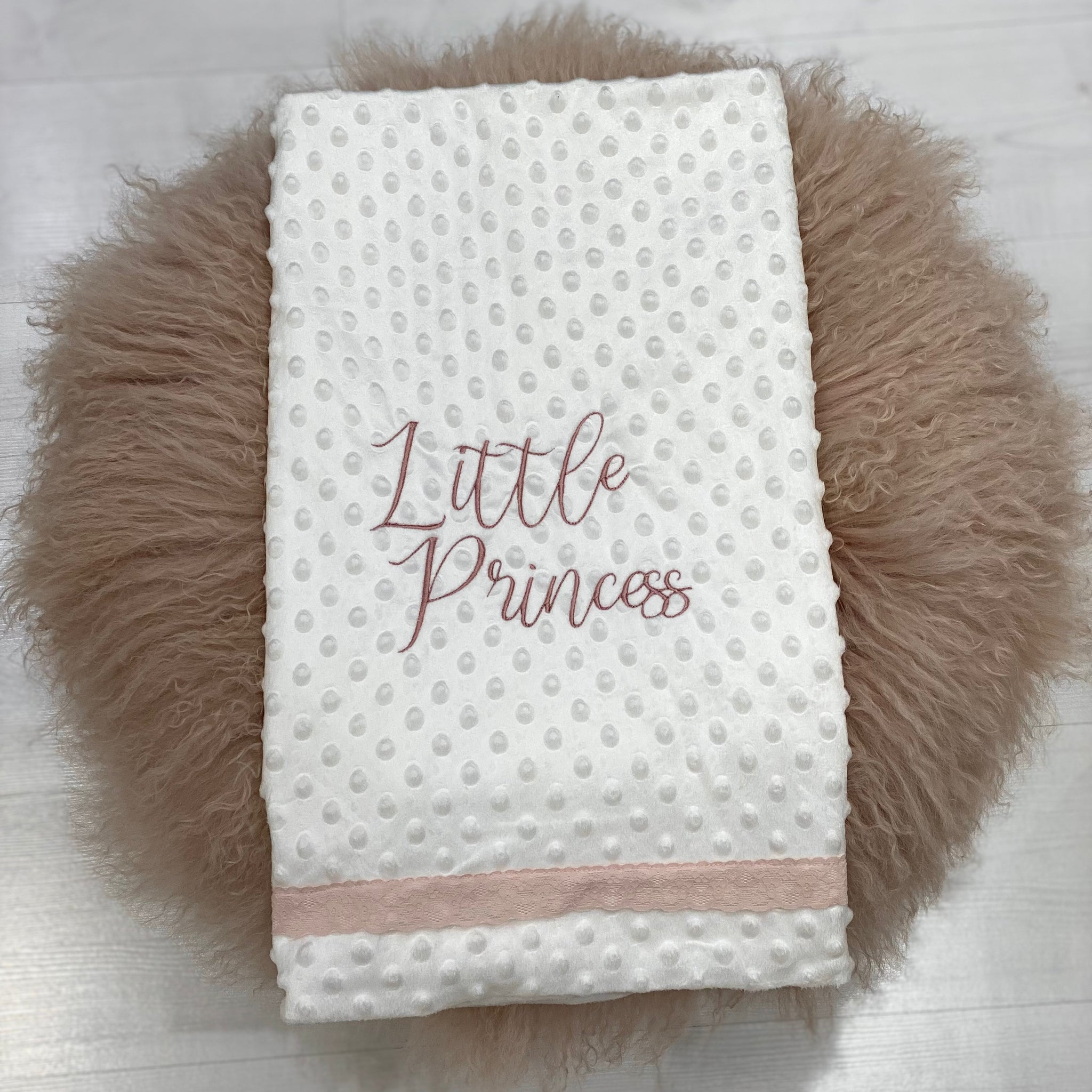 Bubble Embroidered Baby Blanket