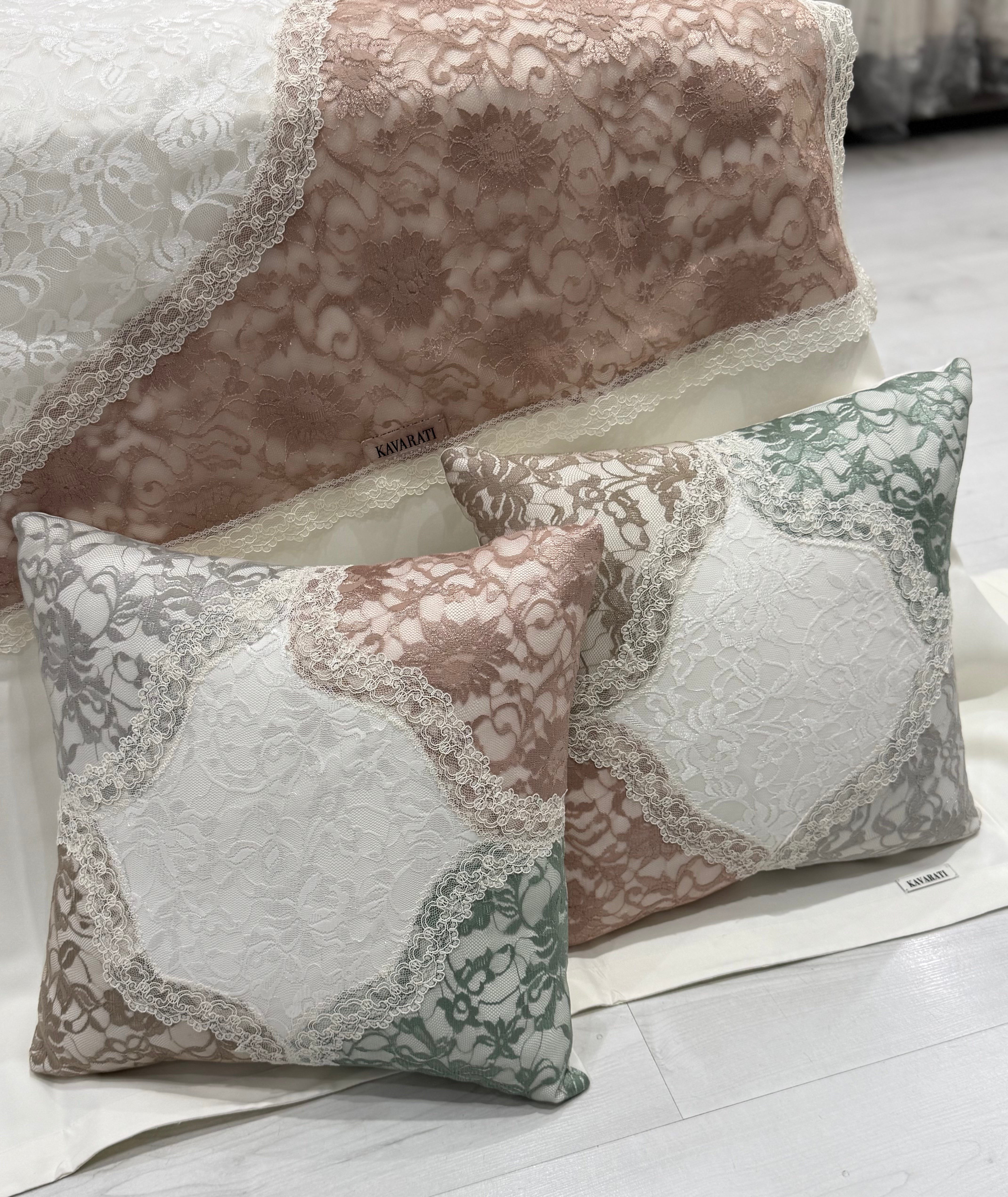 Delicate Lace Luxury Bed Throw