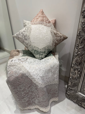 Delicate Lace Luxury Bed Throw(COVER NOT INCLUDED)