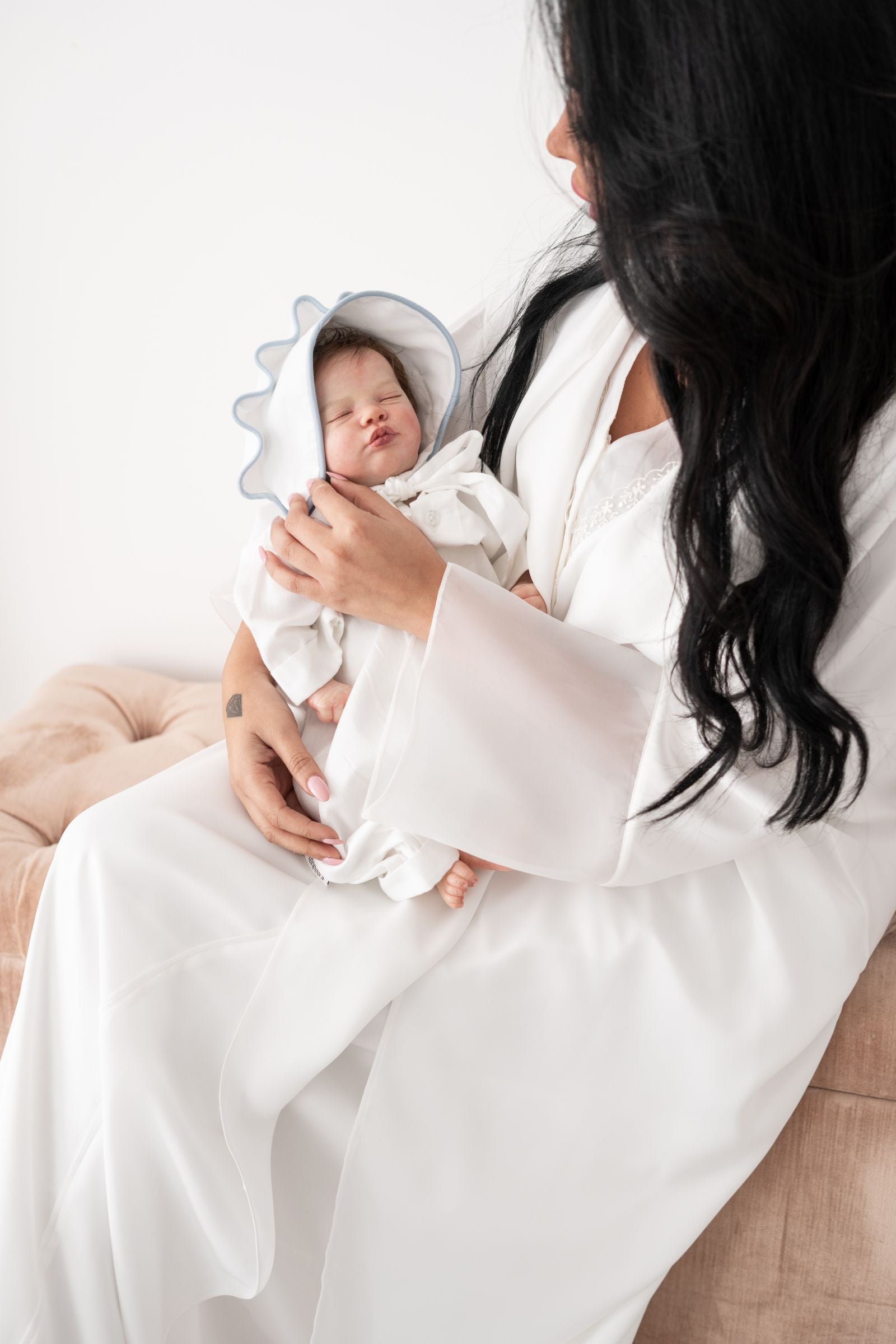 Premium Baby Cap  Ruffled Finish