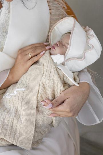 Premium Baby Cap  Ruffled Finish