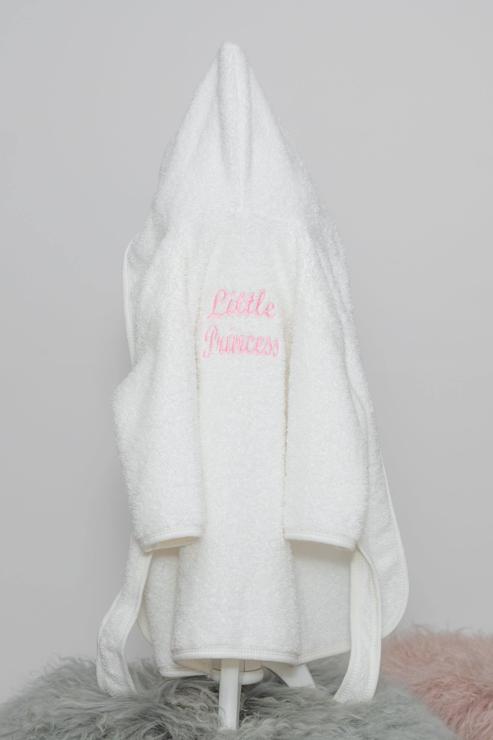 Soft Baby Bathrobe with Personalized Name Embroidery