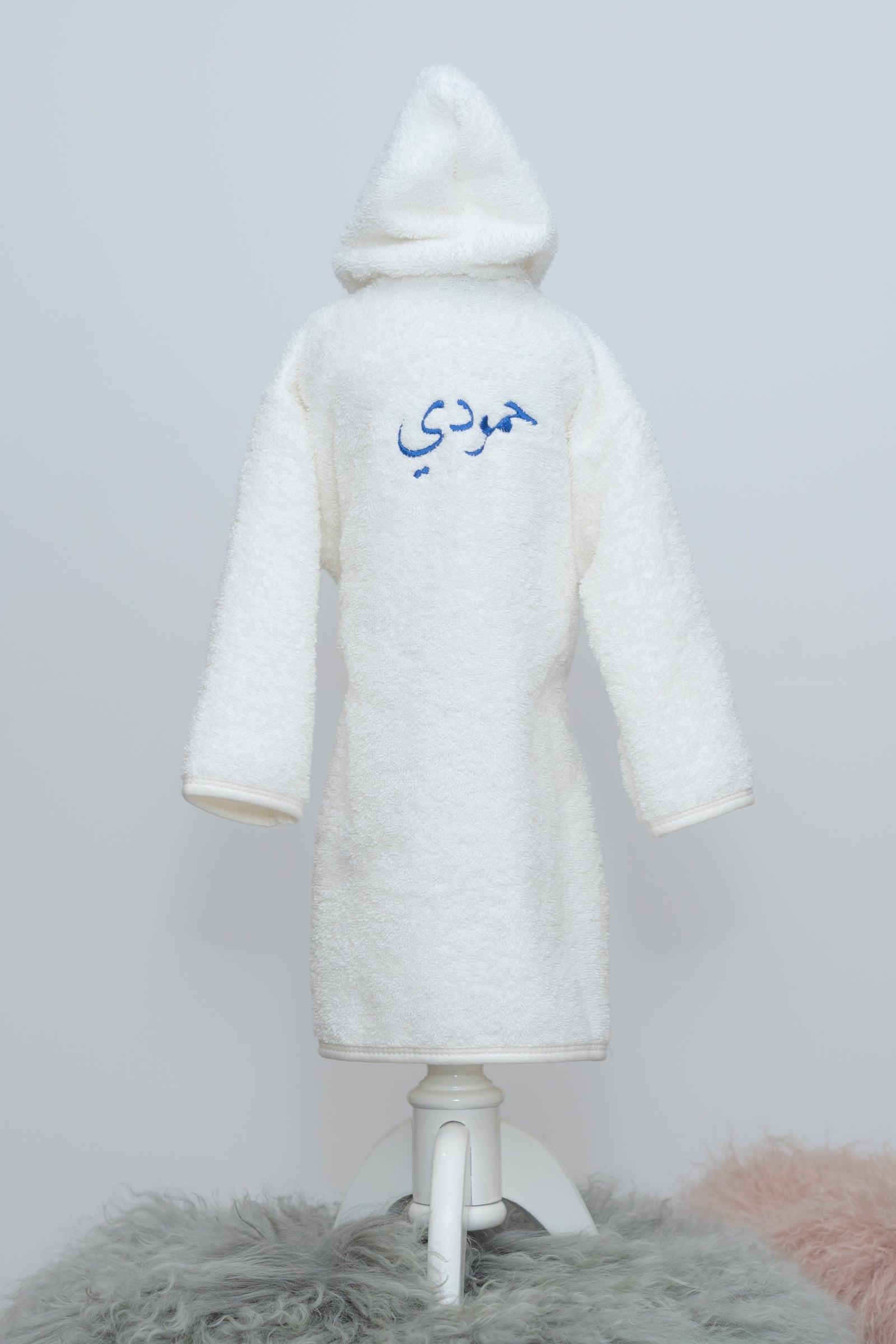 Soft Baby Bathrobe with Personalized Name Embroidery