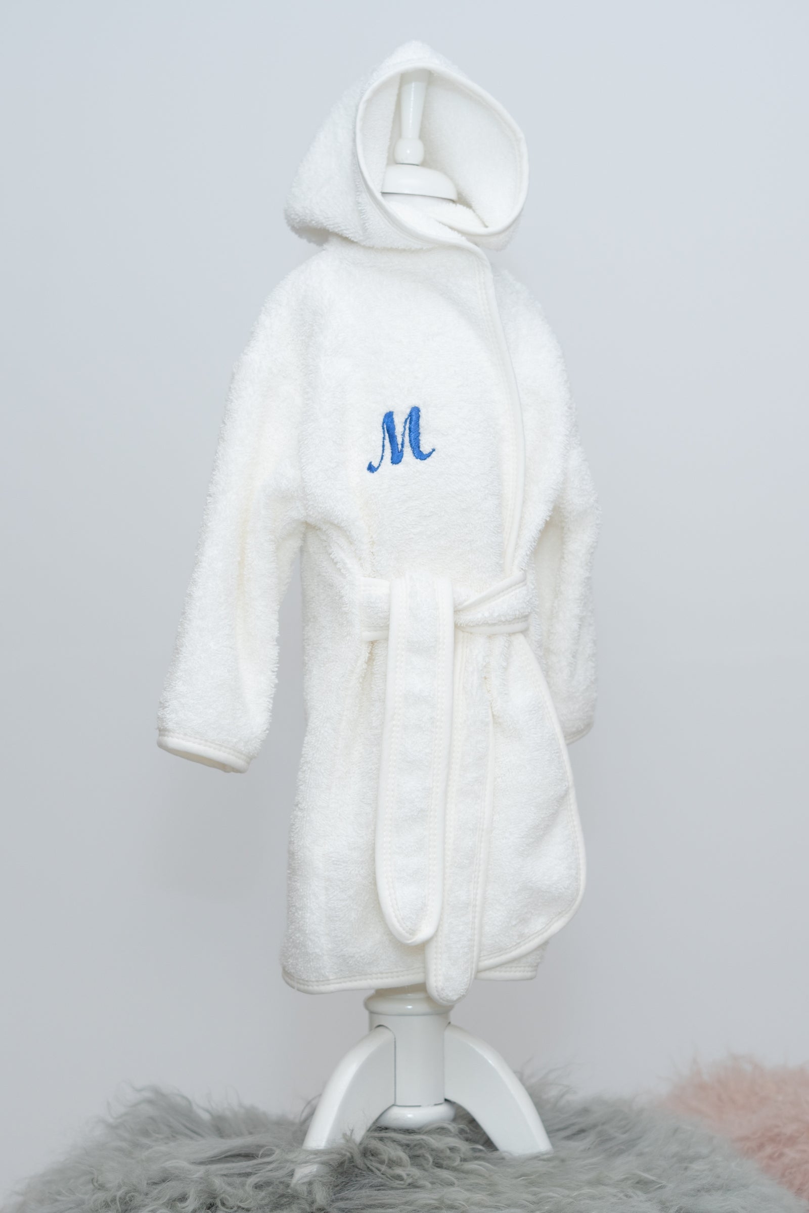 Soft Baby Bathrobe with Personalized Name Embroidery