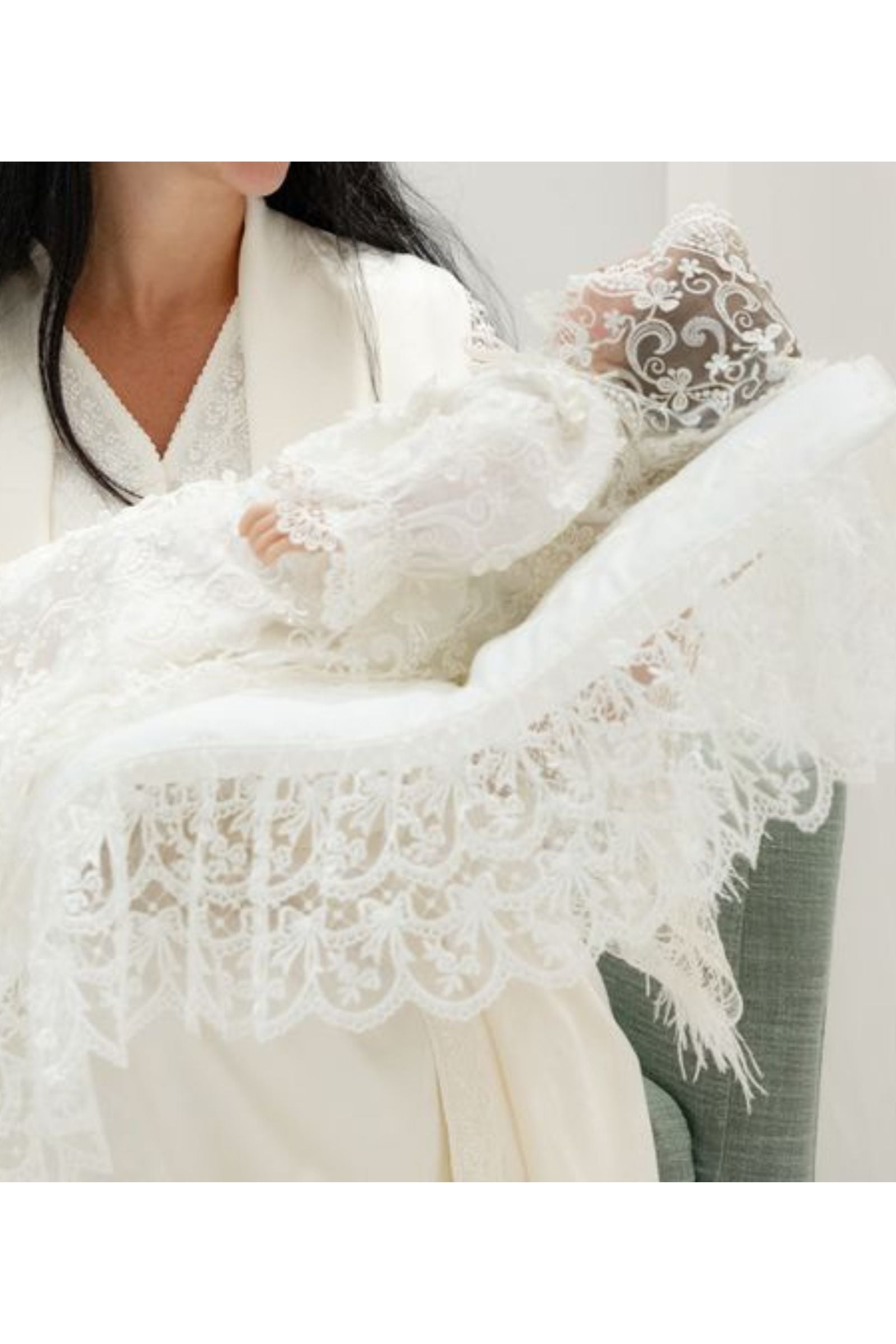 Luxury Opened Baby Carrier – Light Cream Color