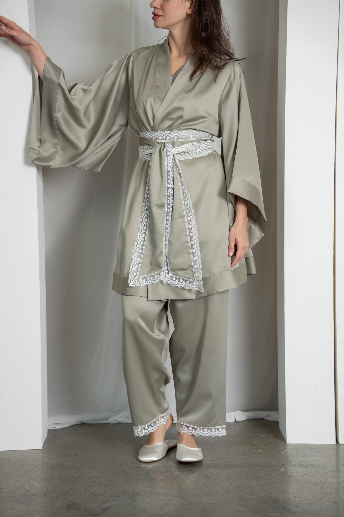 Elegant Kimono  Pyjama Set