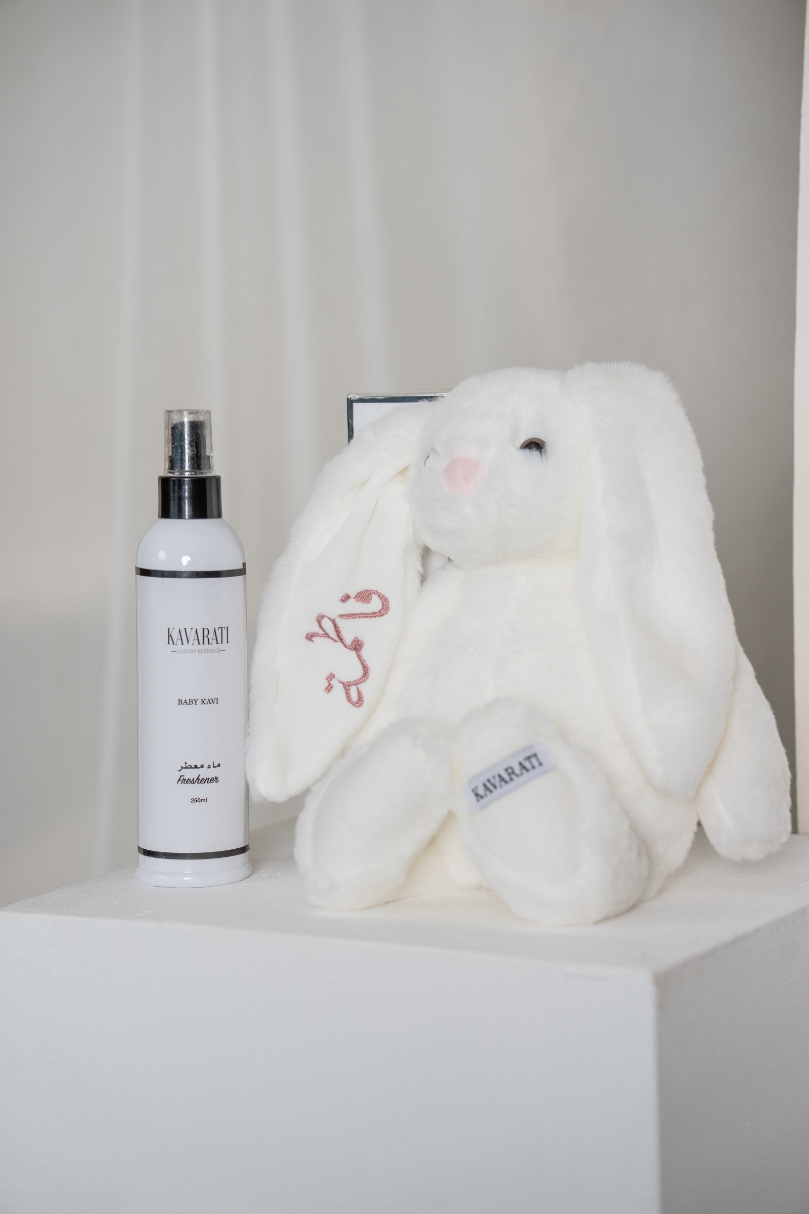 Fluffy Bunny & Baby Kavi Freshener  Gift Set