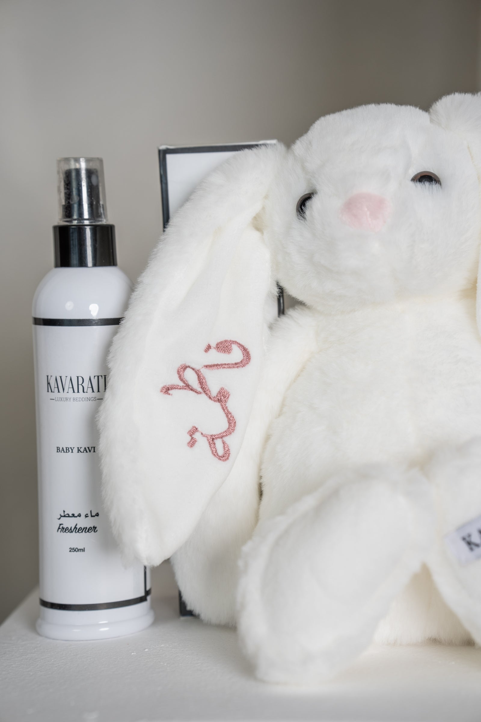 Fluffy Bunny & Baby Kavi Freshener  Gift Set