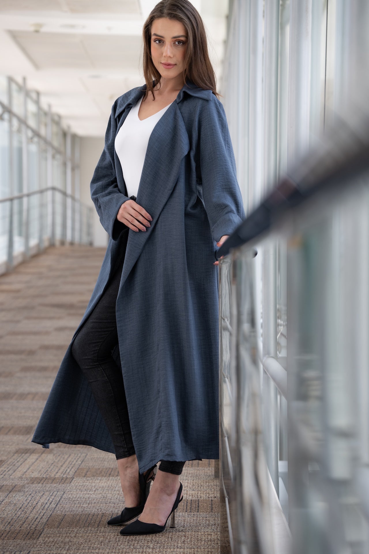 Elegant Long  Summer Linen Jacket
