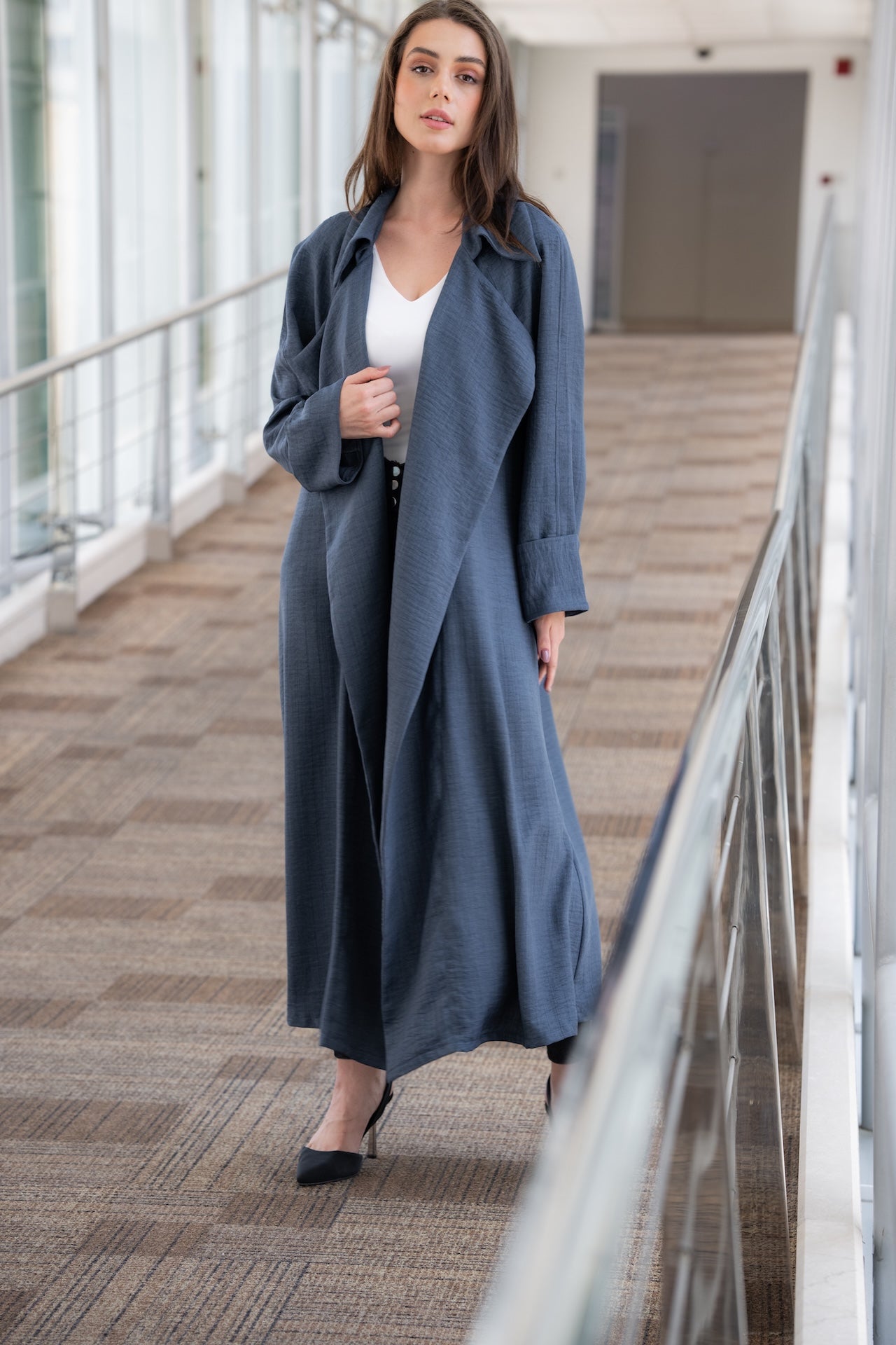 Elegant Long  Summer Linen Jacket