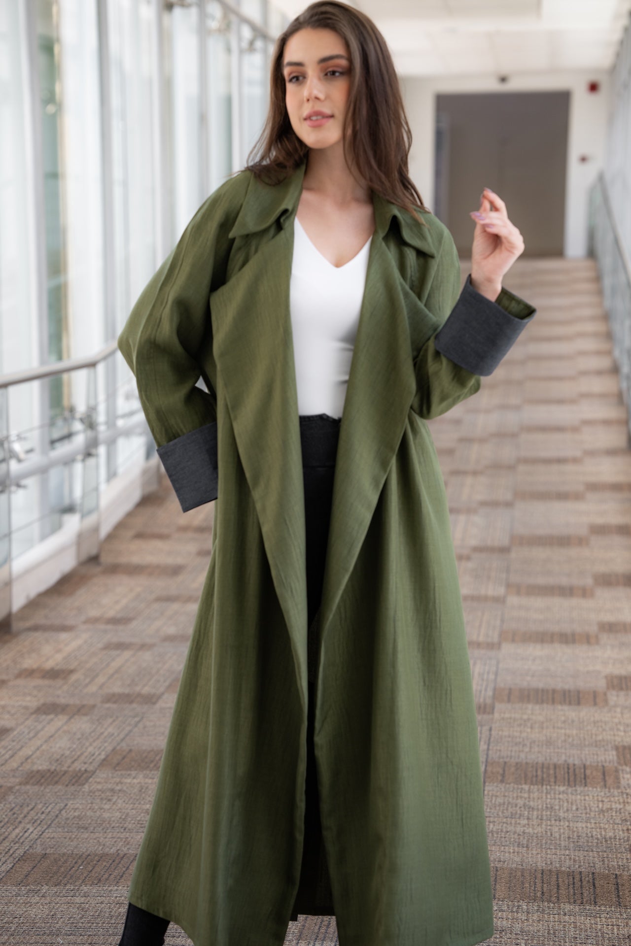 Elegant Long  Summer Linen Jacket