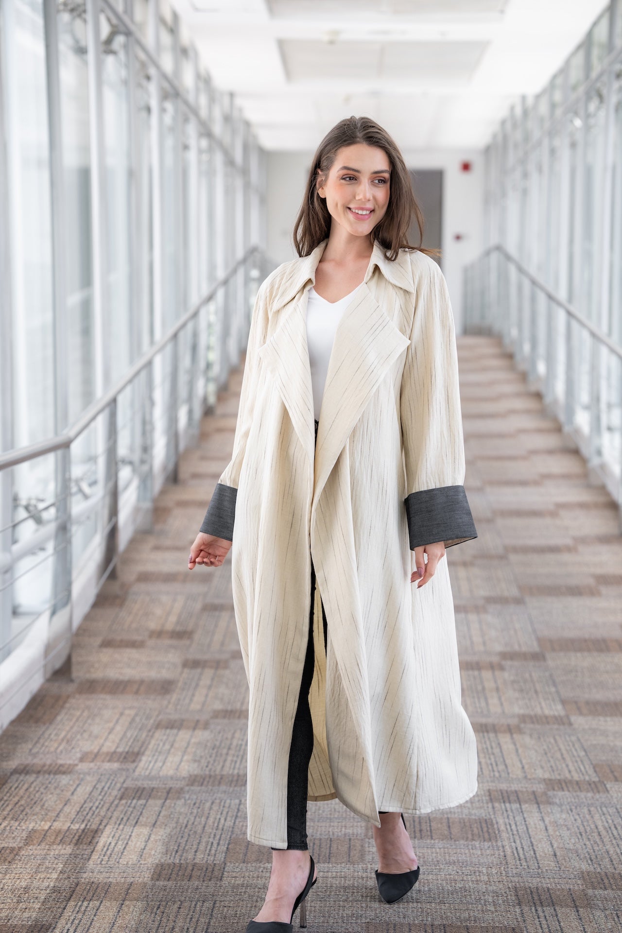 Elegant Long  Summer Linen Jacket