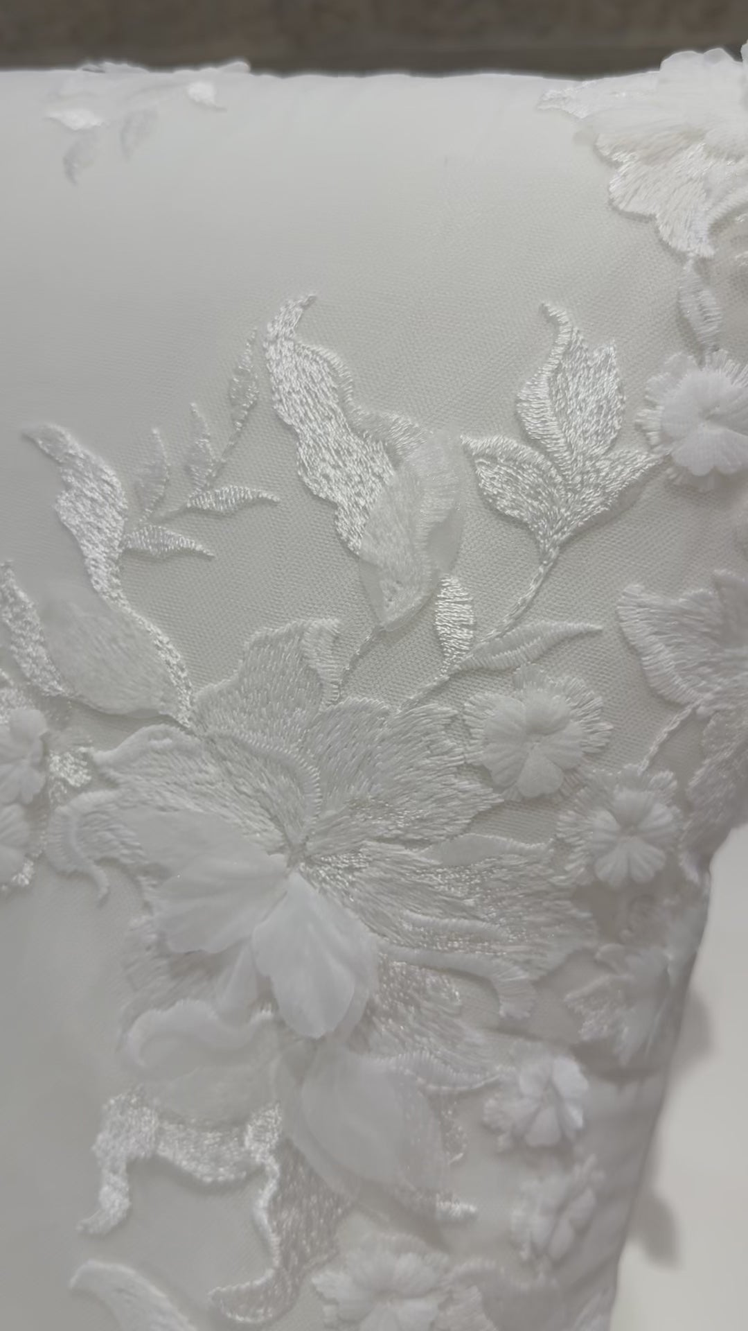 Luxury 3D Floral Bed Throw